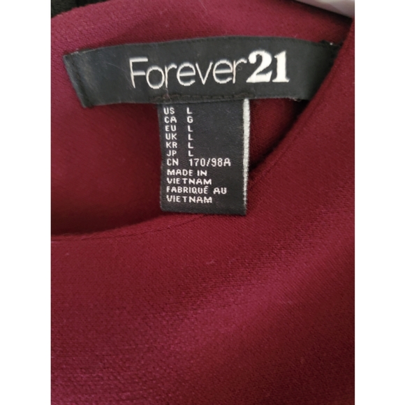 Formal Dress, Size L - Burgundy - Picture 8 of 8